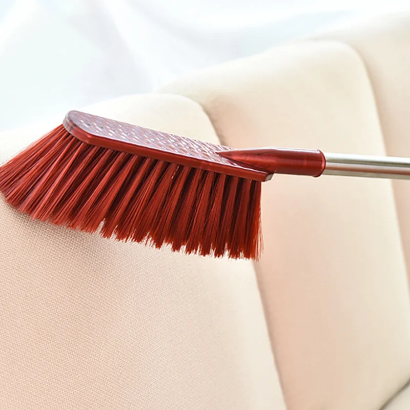 Stainless steel long handle bed brush, dust removal brush, bed brush, bed broom, long handle brush, cleaning brush, anti-static