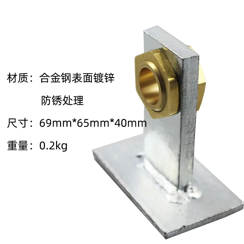 Full Copper Earthing Bolt Clamp Kit High Current Static Ground Connection Terminal Anti‑Interlock Ground Wire Clamp