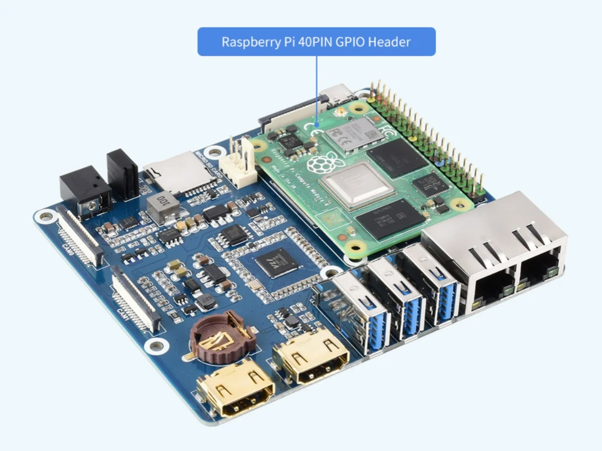 carte-de-base-ethernet-double-gigabit-concue-pour-le-module-de-calcul-raspberry-pi-4