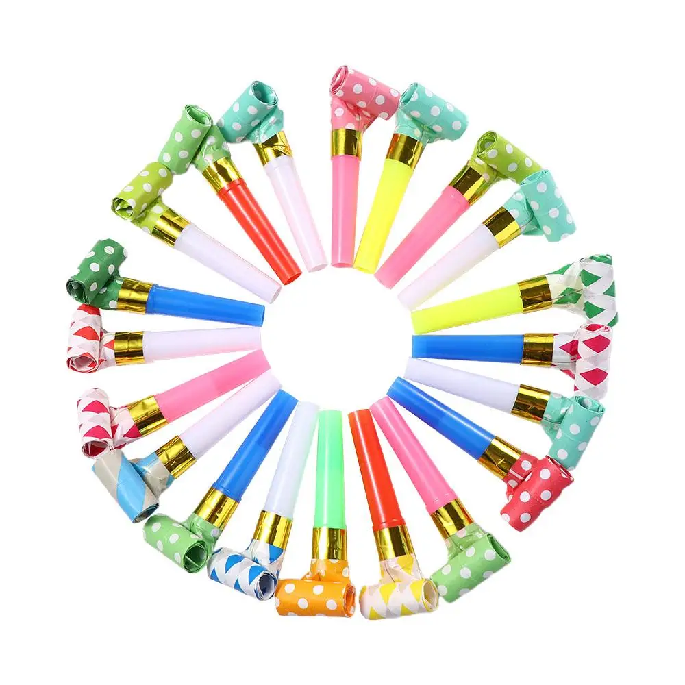 Party Favors Funny Prop Colorful Dragon Whistle Kids Toy Birthday Party Blower Whistle Blowouts Whistles Noise Maker Toys