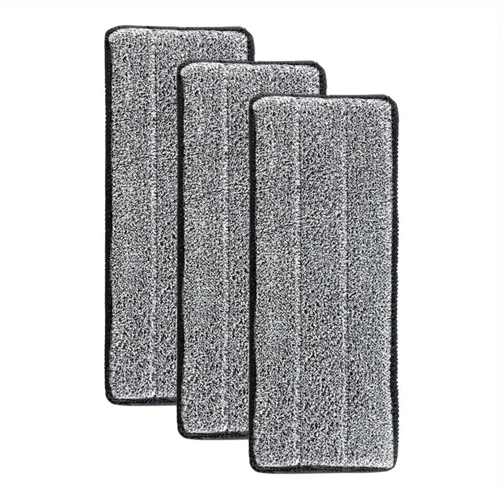 Mop pad replacement part, wipe-type mop, household mop head cleaning pad, grey color, dust removal function,