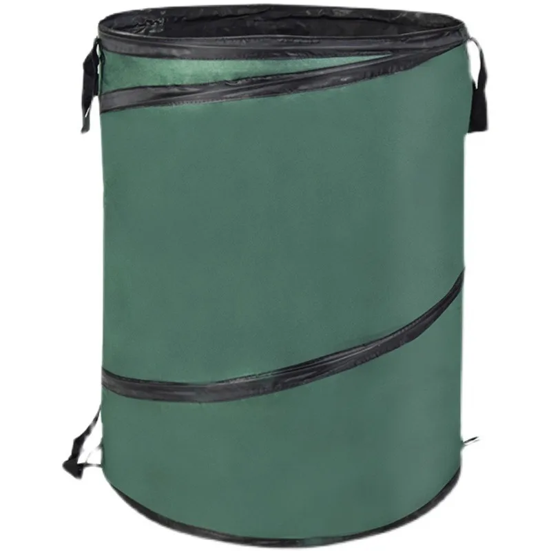 Tas Pengumpul Daun Kapasitas Besar Kain Oxford Hortikultura, Tahan Air, Tebal, Penyimpanan Ember Lipat Portabel