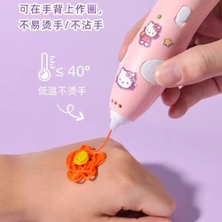 Sanrio peripheral toys HelloKitty Melody accessories children's 3D printing pen creative toys children's gifts Christmas gifts