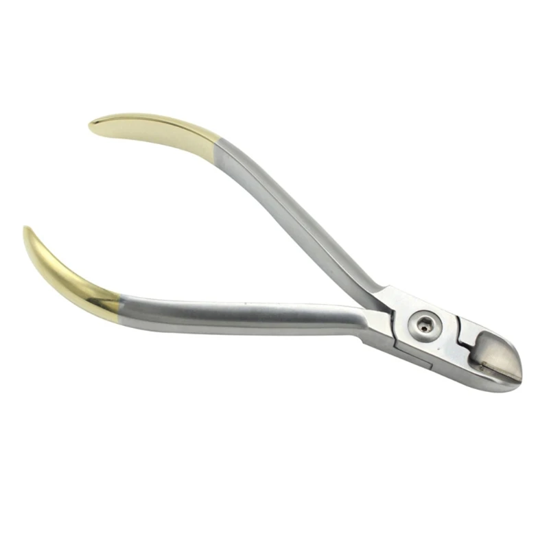 Dental Orthodontic Distal End Cutter Wire Pliers Flush Cut Safety Orthodontic Side Cutter Hard Wire Pin Cutting Pliers