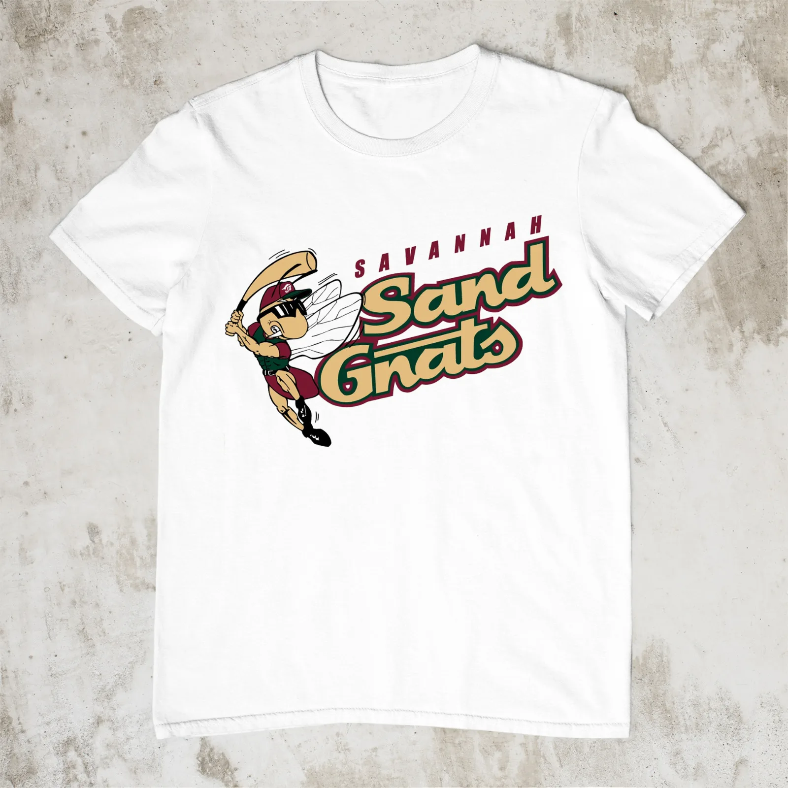 Savannah Sand Gnats Baseball Men T-shirt White Tee All Sizes S to 5XL JJ3749