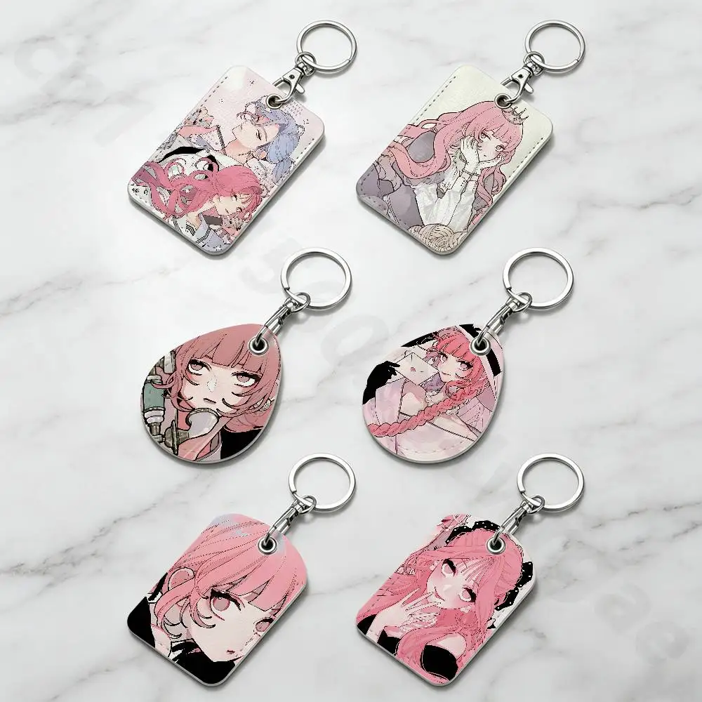 F-Fall In Love You False Angels Holder Keychain For Bank Business Work Card Holder Student Card Protective Case Bus Card