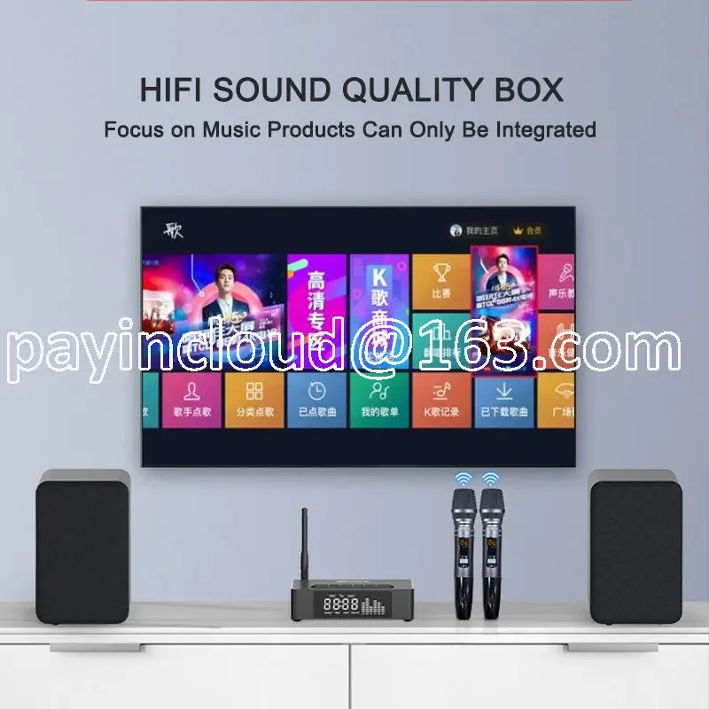 Wireless Home Stereo Amplifier Hybrid Multi-Channel High Power   Audio System Support Optical, Coaxial, USB,