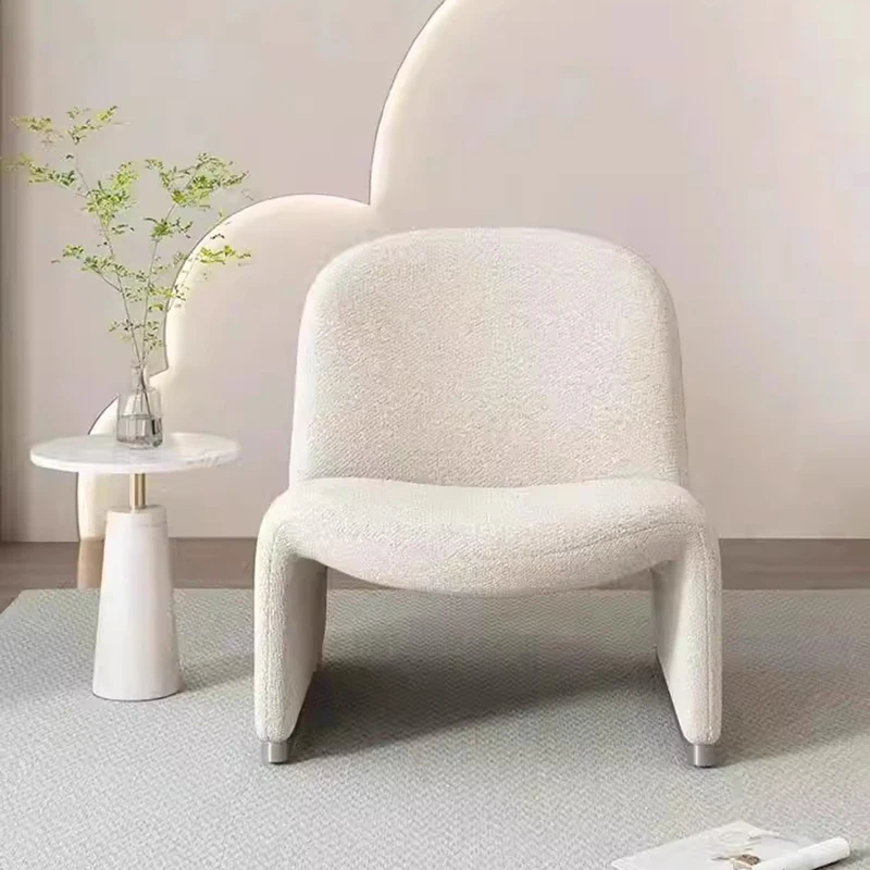 Interior Make Up Chair Reading Single Backrest Ergonomic Deck-chair Modern Living Room Chaise Nordique Design Replica Furniture