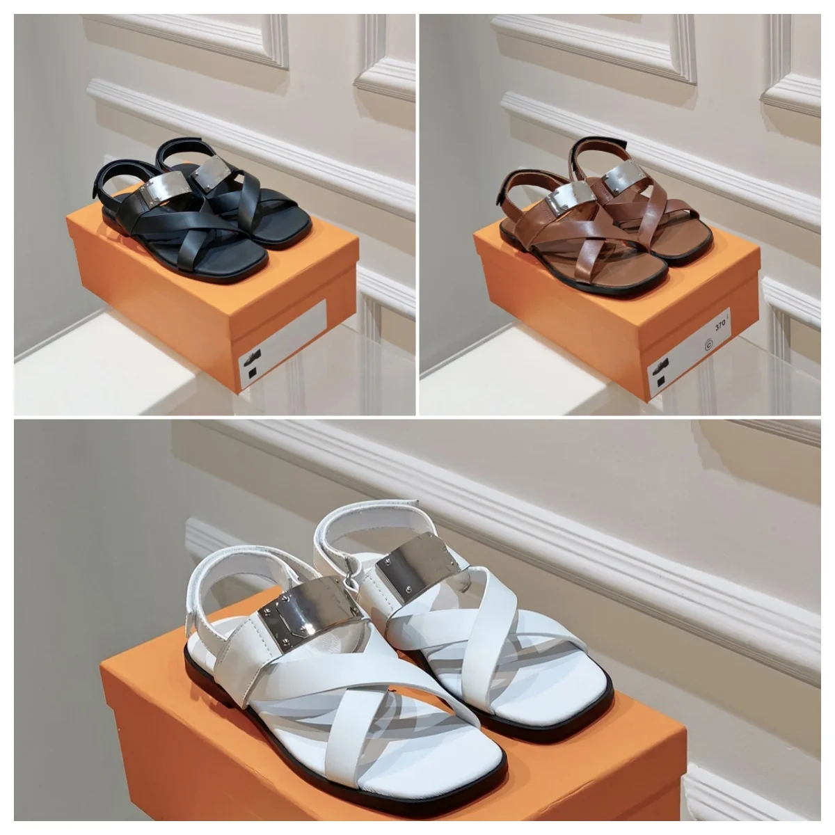

24 years spring and summer new sandals, ladies fashion sandals, cowhide upper sheepskin lining, SIZE35-41