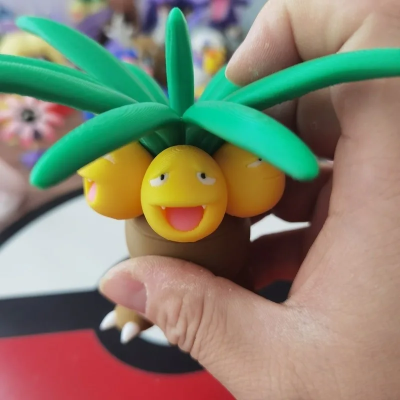 New Pokemon Exeggutor Anime Figures Proportion World 1:20 Diy 3d Printing Kawaii Cartoon Character Model Kids Xmas Toys Gifts