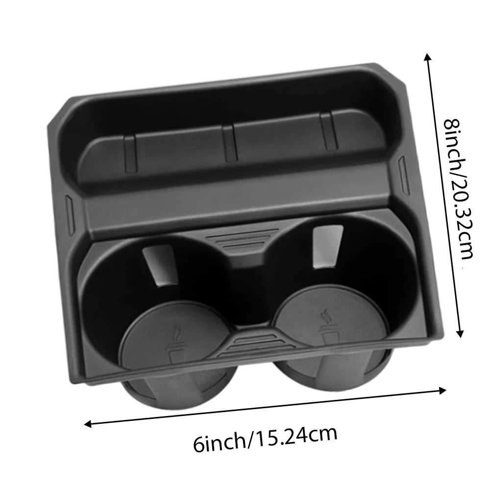 حامل الكأس إدراج وحدة التحكم المركزية البلاستيك الأسود لمازدا CX-50 2023-2025 اكسسوارات السيارات الداخلية