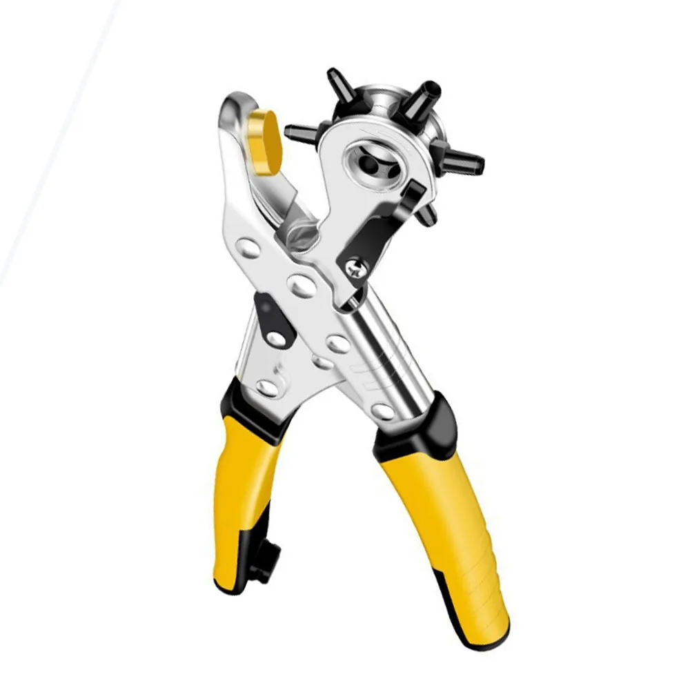 Multi-Functional Hole Punch Pliers, Round Hole, DIY Tool, Watch Strap, Household Leather Craft, Belt Hole Punch Pliers