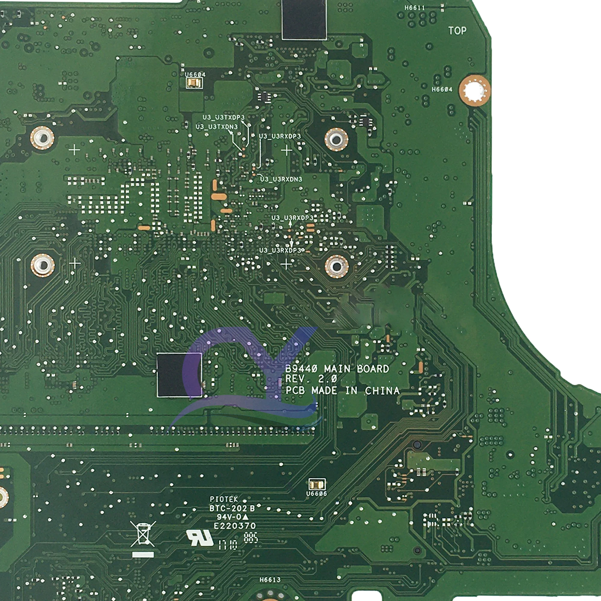 Imagem -06 - Laptop Motherboard para Asus Experiment B9440ua B9440 B9440u Mainboard I57300u I7-7500u Cpu 8gb 16gb de Ram 100 Teste ok