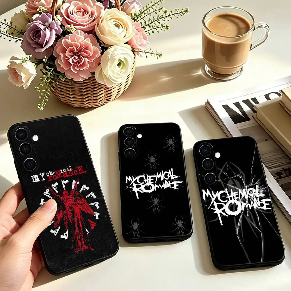 Rock band My Chemical Romance  Phone Case Black Silicone Soft For Samsung Galaxy A73,A72,A71,A70,A53,A52,A51 Gift