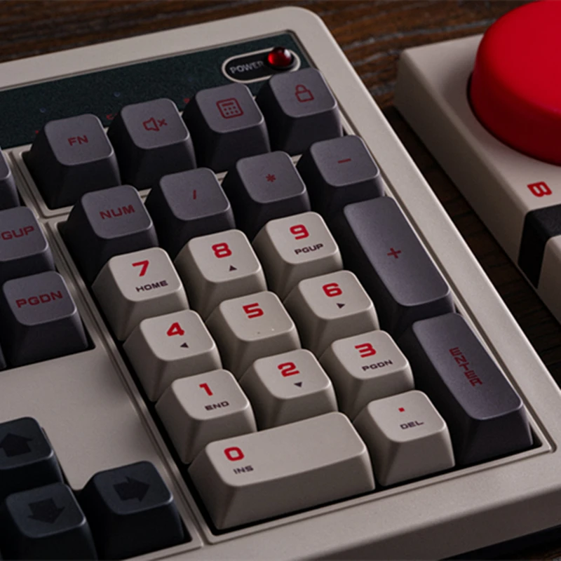 Новая механическая клавиатура 8Bitdo Retro 108, Bluetooth 2,4G, USB-C, игровые аксессуары, двойные программируемые кнопки для Windows Android