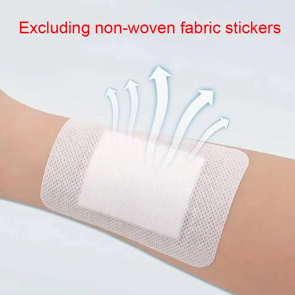 

50-500pcs 5*7.6cm 100% Cotton Waterproof Gauze Pad Non-adherent Pad First Aid Kit Wound Dressing Tapes Sterile Medical Gauze Pad