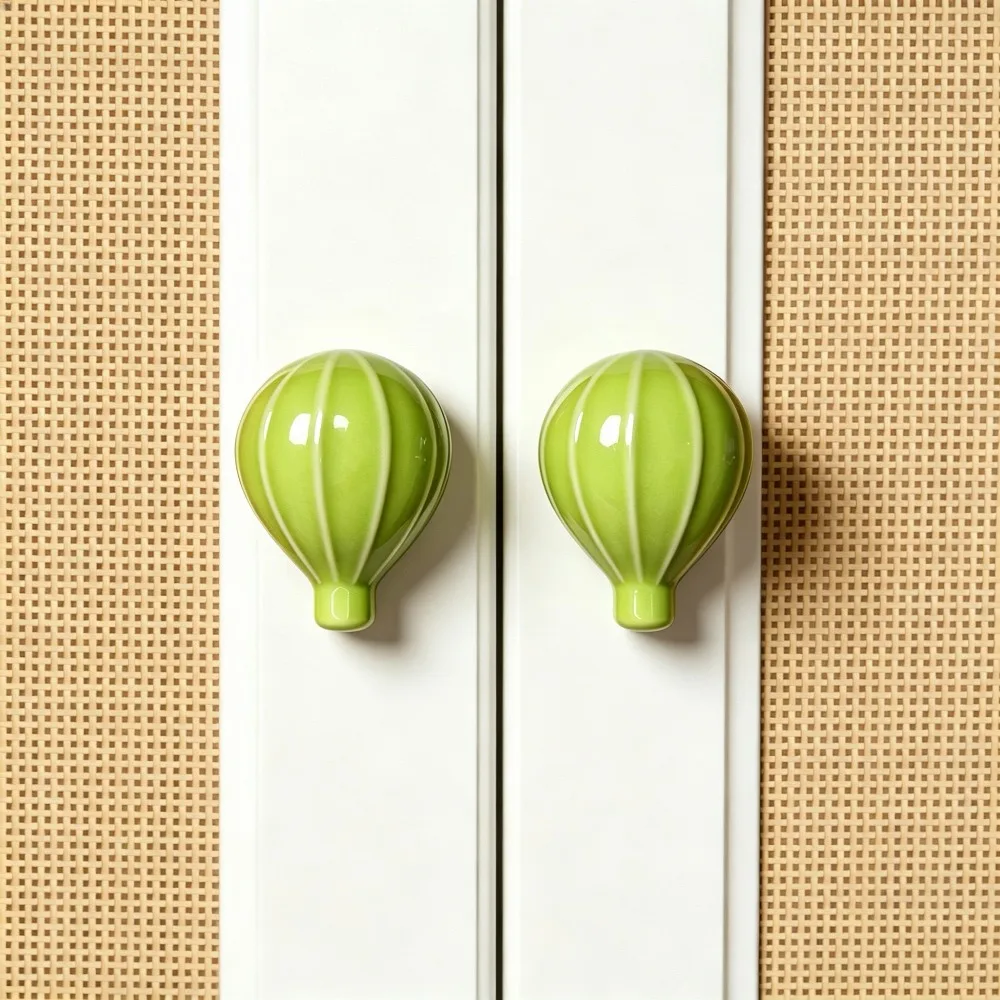 Creative Balloon Ceramic Wall Hanging Cabinet Door Handle Bedroom Bathroom Cabinet Door Handle Home Wall Decoration