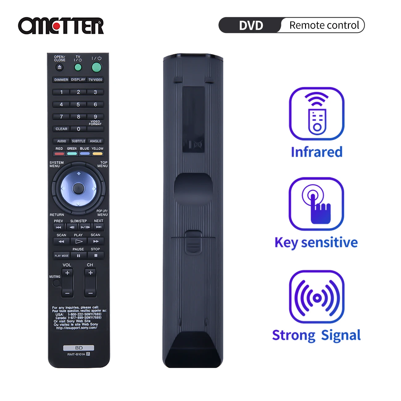 NEW Original RMT-B101A for Sony Blu-ray Remote Control for BDP-S300 BDP-S301 BDPS301 BDPS300 Fernbedienung