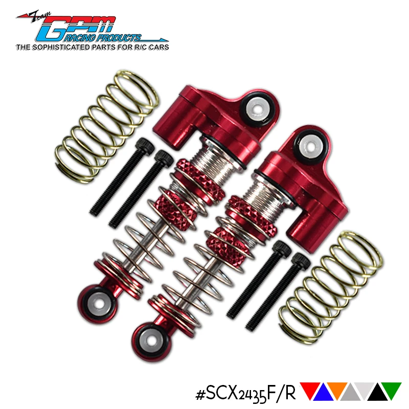 

AXIAL SCX24 WRANGLER aluminum alloy front and rear universal shock absorbers (midpoint distance 35mm)