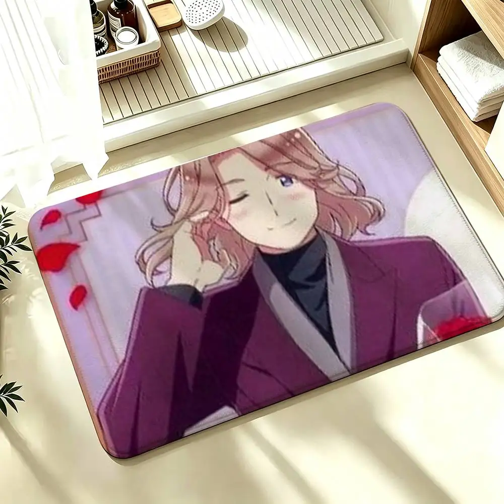 Anime Hetalia World Stars Francis Bonnefoy Shower Room Absorbent Small Floor Mat Soft Comfortable Decorative Foot Mat