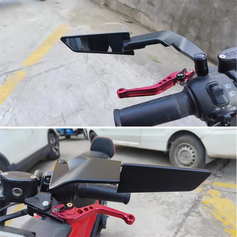 Stealth Sports Winglet Mirror Adjustable Wind Wing Side Rearview Mirrors For Honda CBF150R CBF125R CBF125 CBF150R 150AURA - view 6