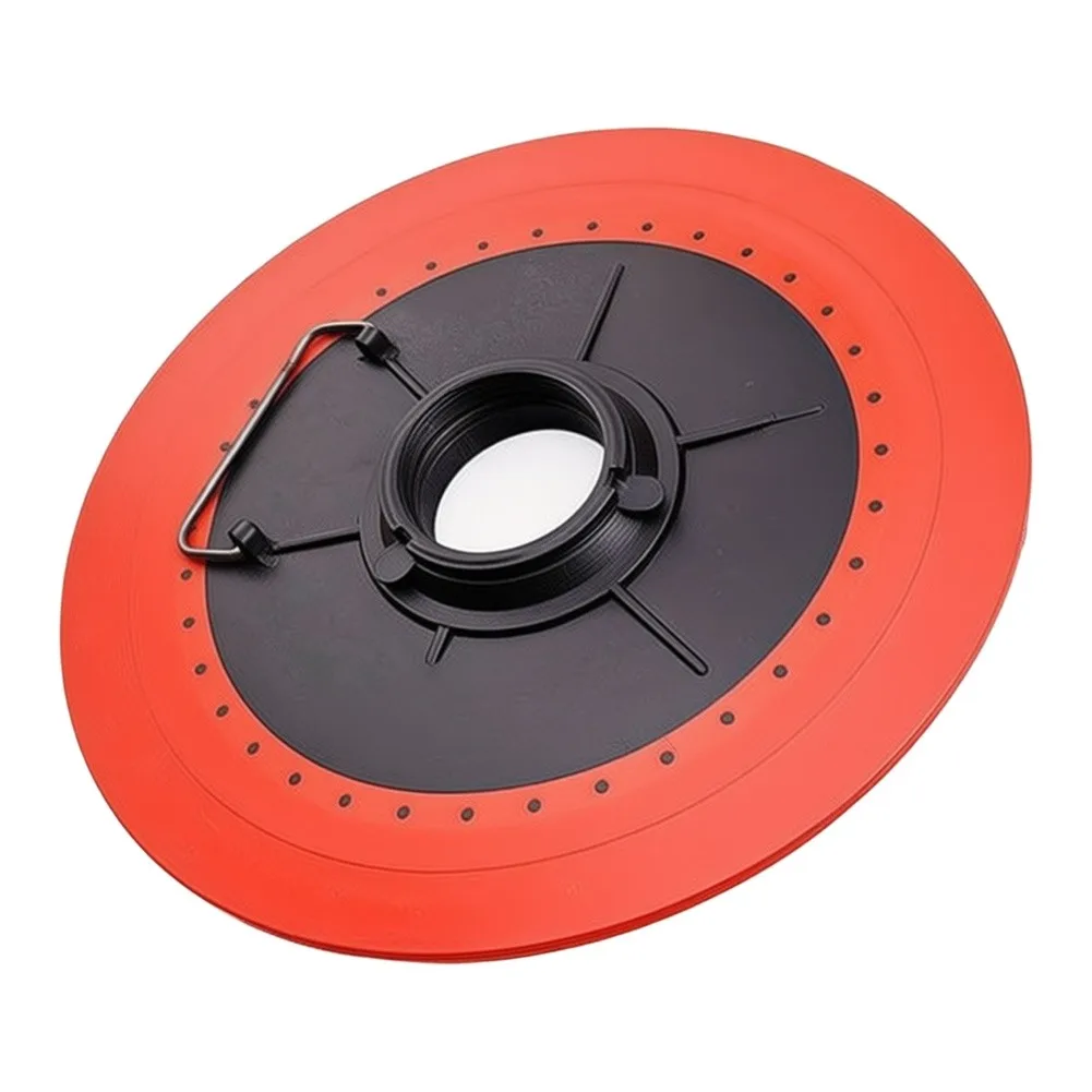 Grease Oil Cup Suction Plate Made of Iron Red Color Outer Diameter 290mm Inner Diameter 195mm for 600CC 900CC High Pressure Use