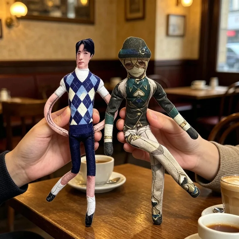 1/5PCS Custom Plush Figure, Personalized Full Print Long Body Doll, Soft Bendable Skeleton Stuffed Toy, Cool Decor for hem him