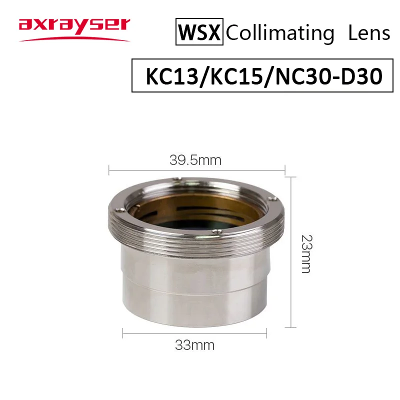 Imagem -03 - Wsx Focando Colimação Lente com Suporte Original Fibra Laser Cutting Head Parts Kc13 15 Nc30 60 D30 D37 F100 150 200