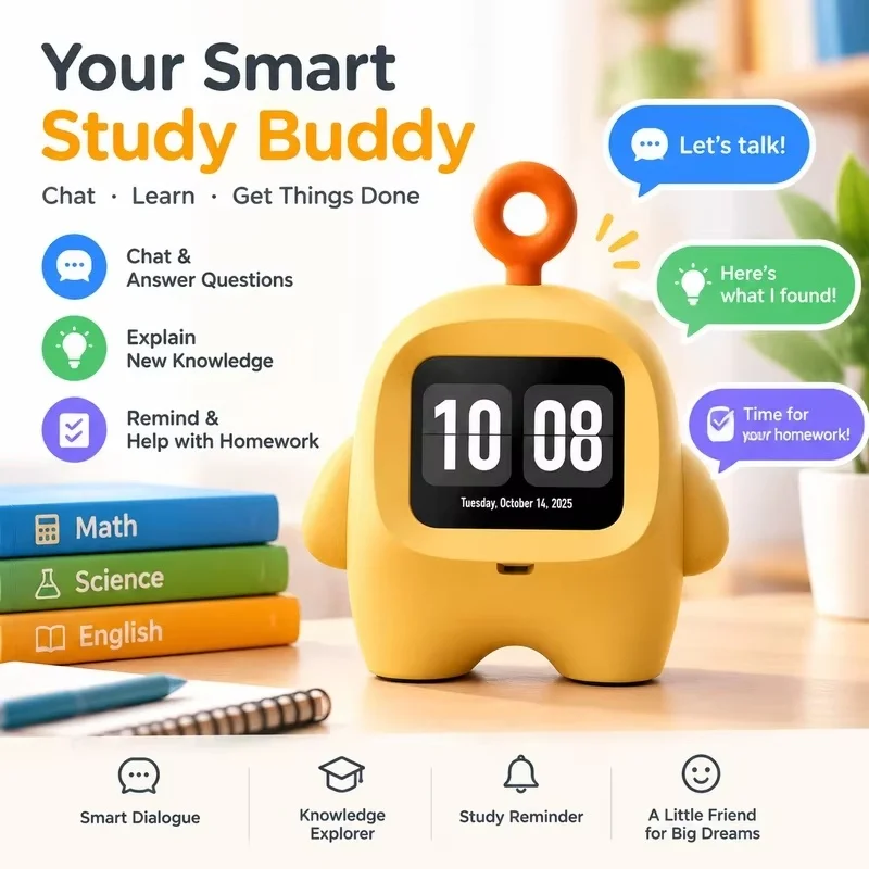 ai-xiaozhi-desktop-smart-robot-voice-chat-study-buddy-powered-by-large-model-cute-desktop-companion-toy-gift