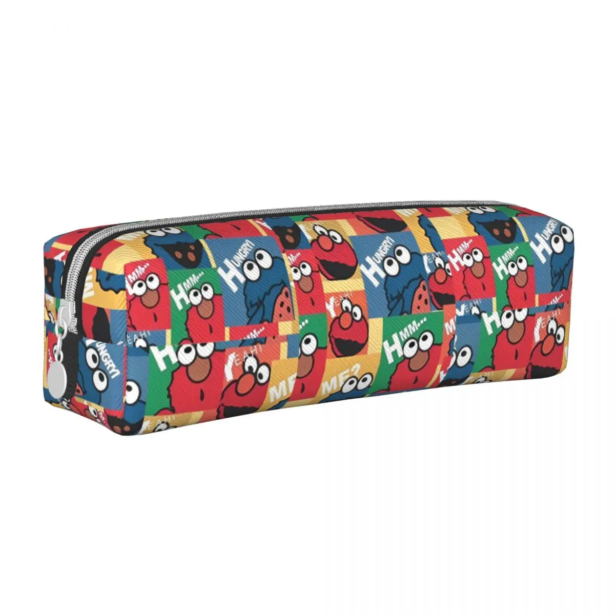 Funny Cartoon S-Sesame Street Pencil Case Pencil Pouch Pen Box for Student Big Capacity Bags School Supplies Zipper Stationery