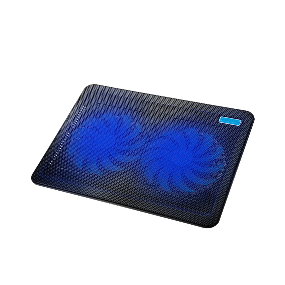 

Noiseless Laptop Cooler 17 Inches USB Powered Dual Fans Notebook Cooling Pad Portable Cooling Mat Energy Saving