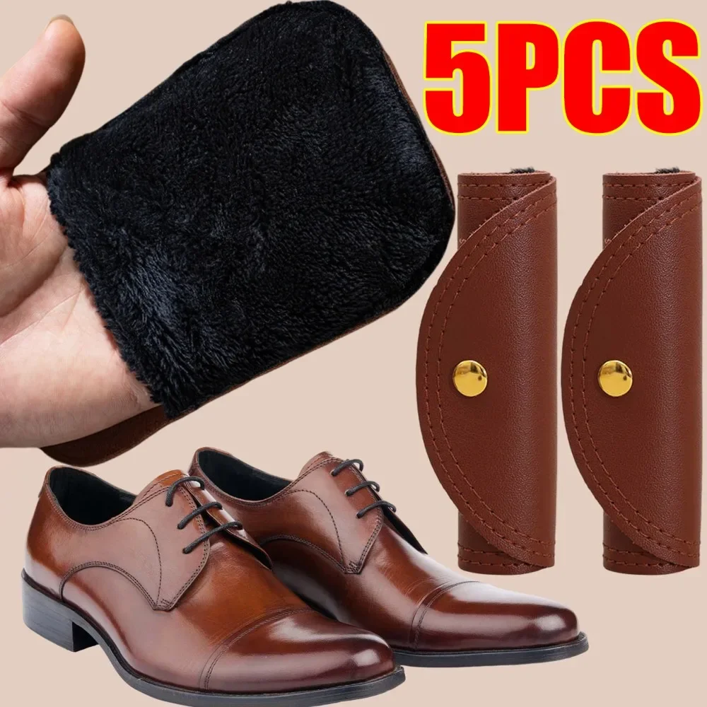 Multifunctional Microfiber Cloth Cleaning Products Soft Plush Shoes Polishing Glove Leather Handbag Polishing Cleaning Cloth Shoe Shine Cloth Handheld Towel Brush Reusable Absorbent Microfiber Cleaning Cloths For Home Car Shoe Care