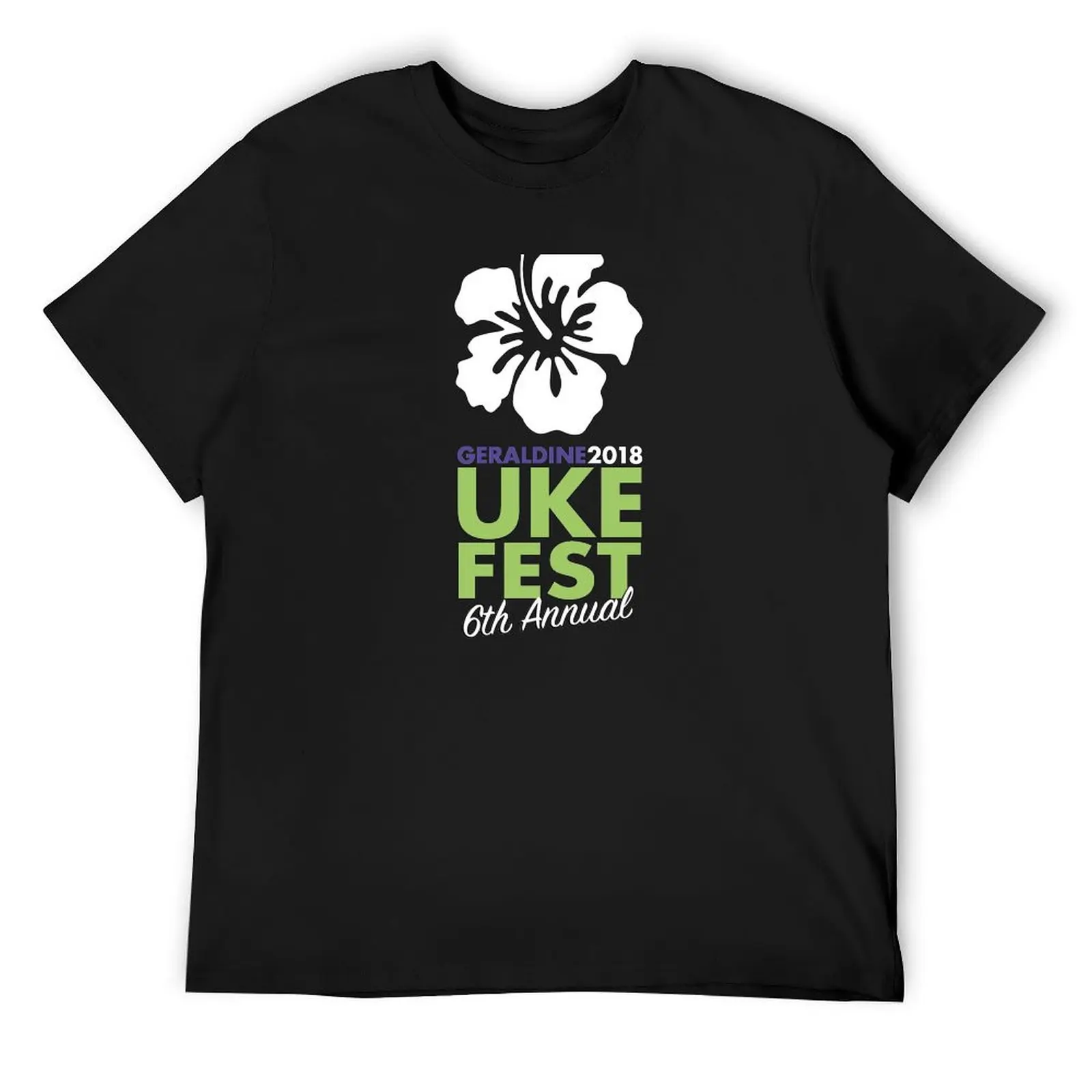 Geraldine Ukefest 2018 T-Shirt basketball graphic tees Blouse customs quick drying designer t shirt men