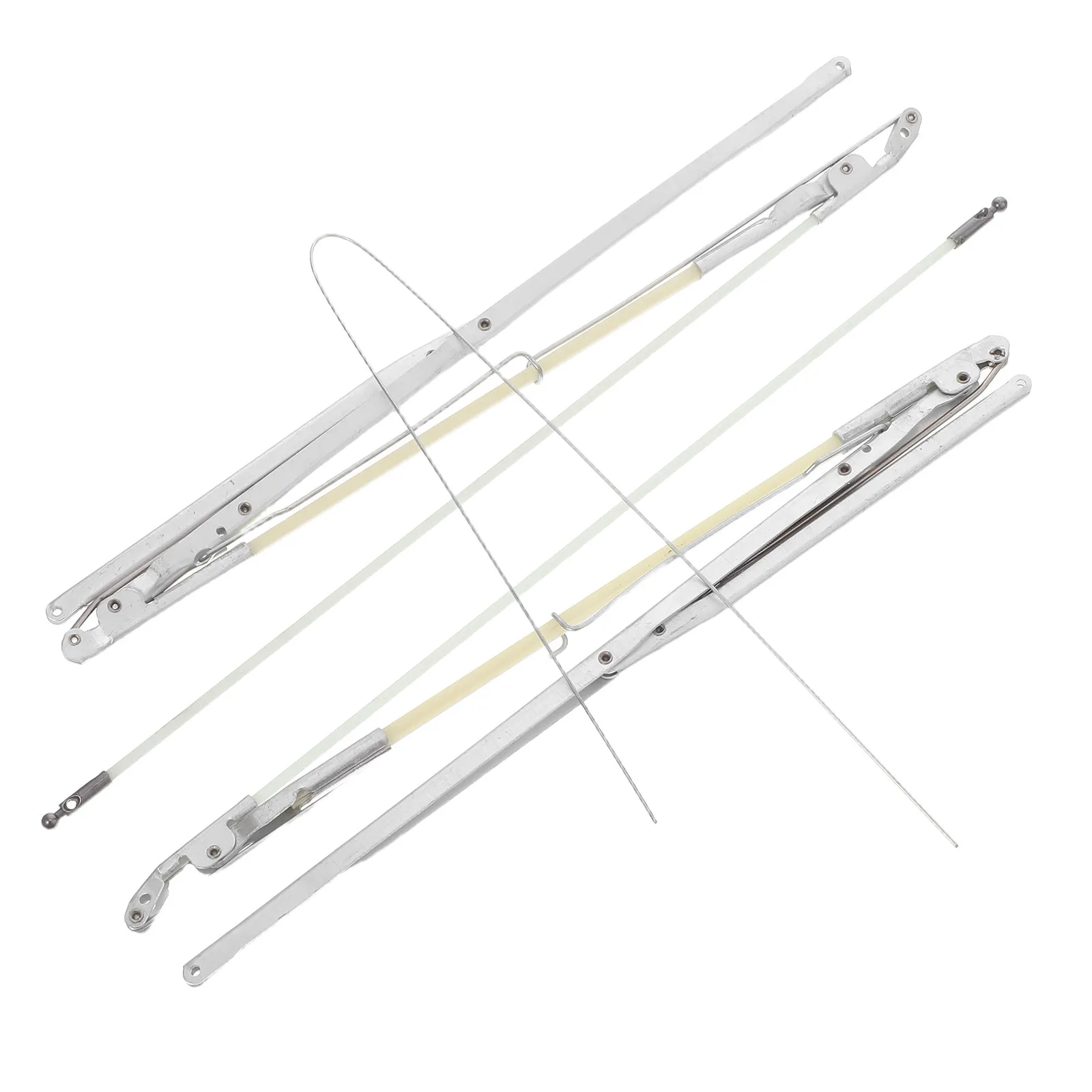 2Pcs Folding Umbrella Repair Parts 8-Bone Metal Ribs Replacement Compact Design Folding Umbrella Accessories Repair Supplies