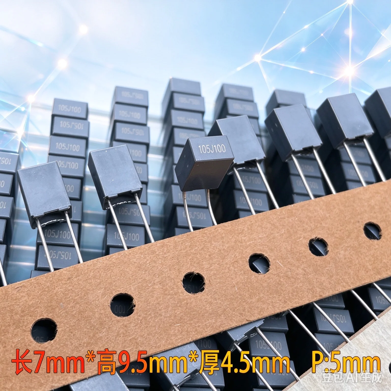 for FARA MKP 105 1uF 63V 100V Capacitor C241J105J C242A105J  100pcs