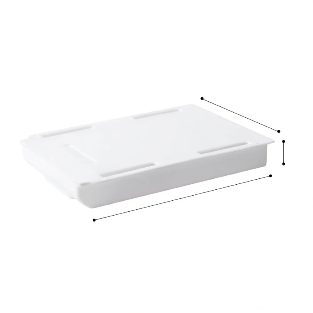 Invisible Slide Out Drawer Storage Box Under Desk Organizer Tray For Stationery Cosmetic Office Desktop Accessory Tool