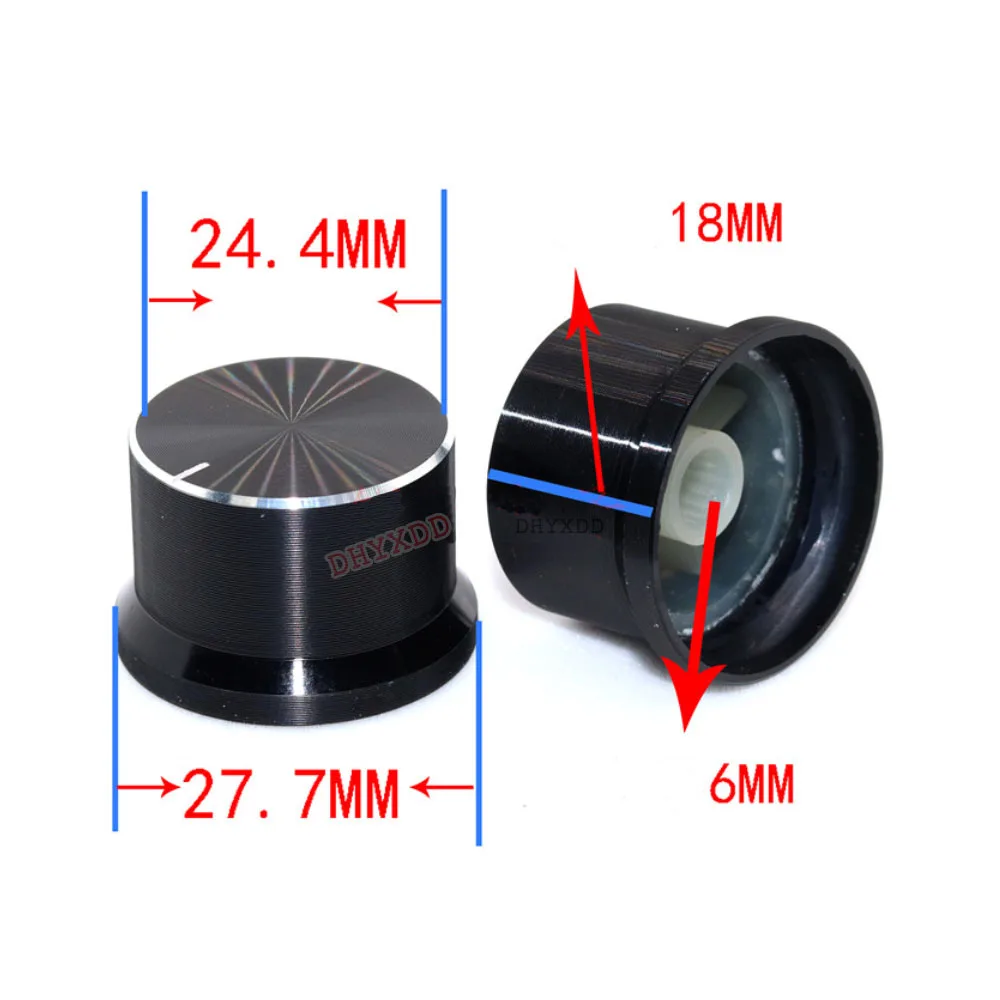 1PCS 28x18mm Rotary Encoder Switch Potentiometer Knob HIFI Audio Amplifier Synthesizer Volume Control Amplifier Knob