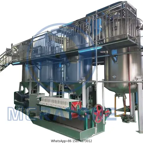 Mini Palm Oil Refining Oil Refinery Machine Edible Oil Refinery Plant