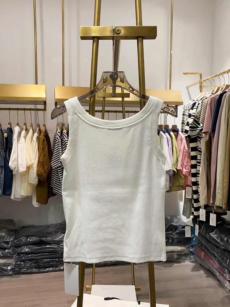 Super Cool Camisole for Girls to Wear Inside, New Summer Outer Wear, Sleeveless Slimming Look Sweet and Spicy Top image 3
