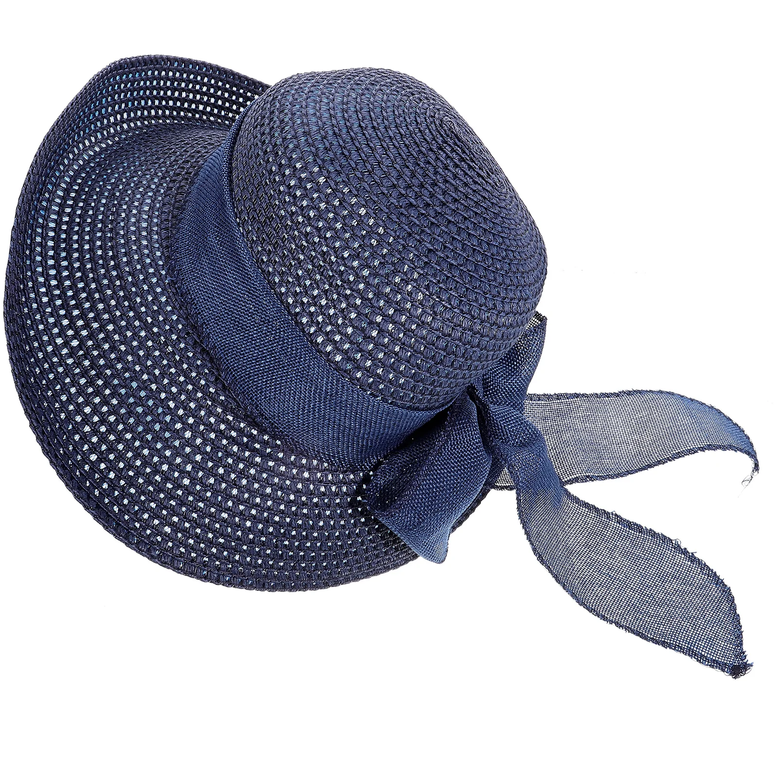 

Straw Sun Hat Large Brim Bowknot Beach Summer Shade Protection Cap Casual Sunscreen Outdoor Fashion Photography