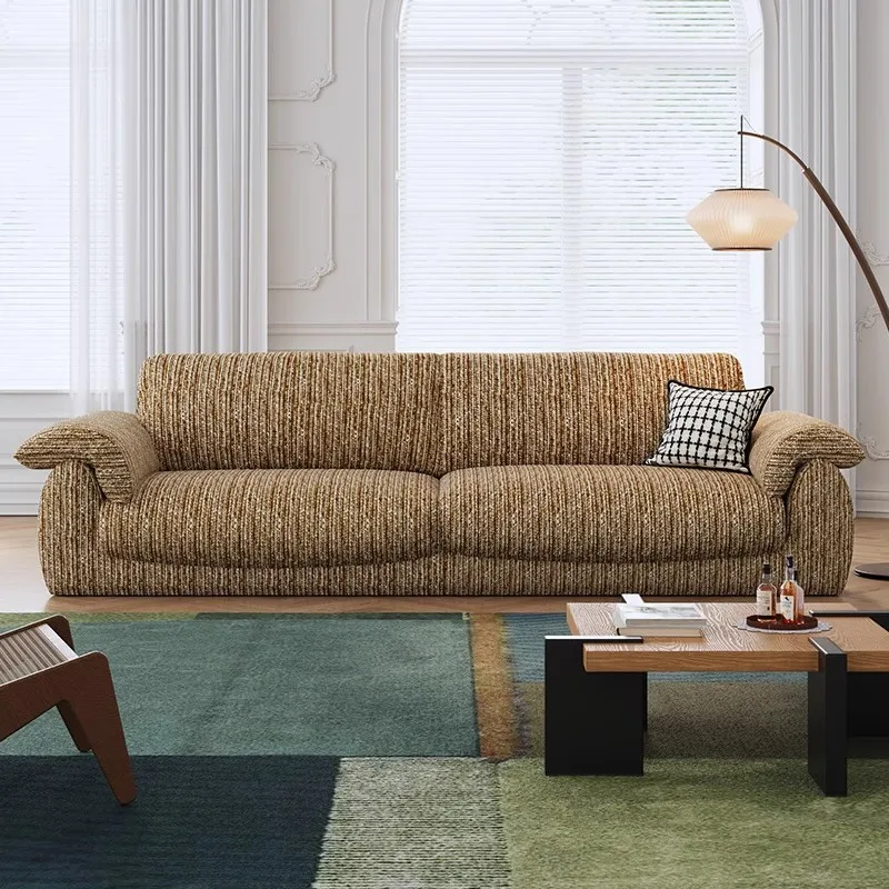 

French retro style removable and washable fabric sofa
