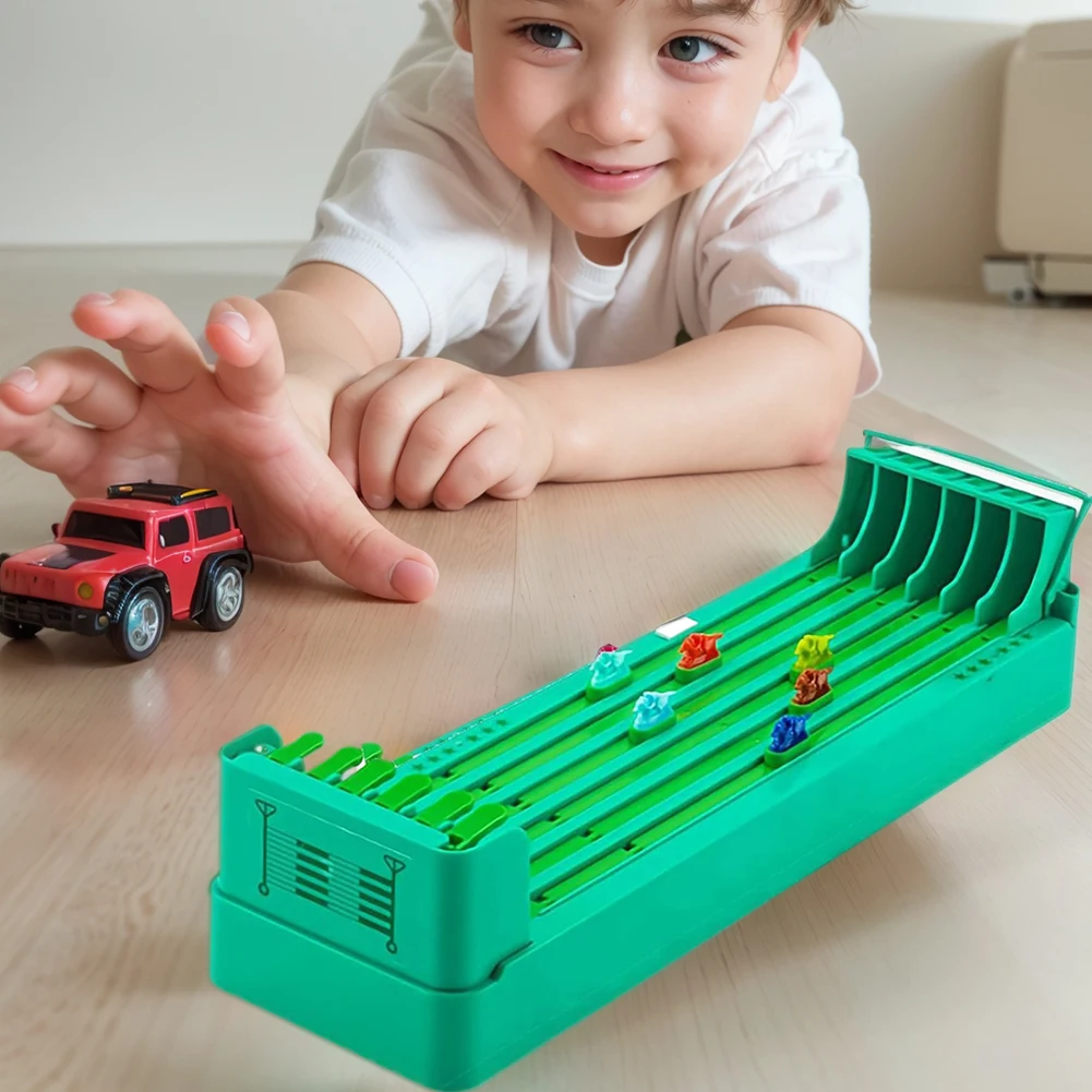 Tisch-Pferderennen-Spiel mit 6-teiligem Pferderennen-Spiel, interaktives Spielzeug, Hand-Auge-Koordination für Familienspiele