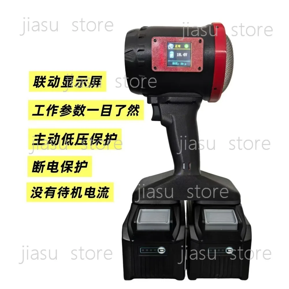 

80mm Metal Ducted Fan, 3700g Thrust Ultra Powerful Blower with LED Display