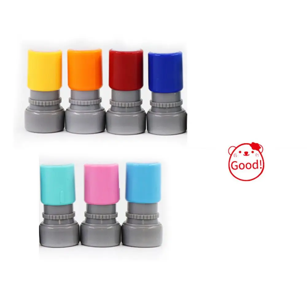 Seal Cartoon Stamps Photosensitive Chapter Scrapbooking Stamper Commentary Stamp Teaching stamp Reward Seal Encouragement