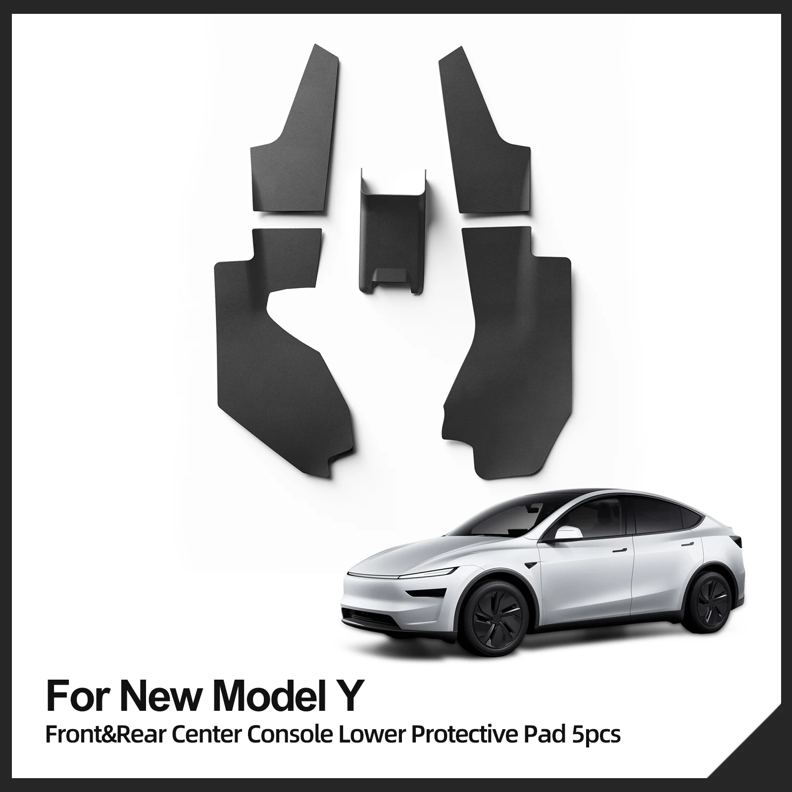 

SMABEE для Tesla Model Y Launch 2025 Juniper, защитная накладка от грязи, боковая противоударная накладка с центральным управлением, TPE, автомобильные аксессуары