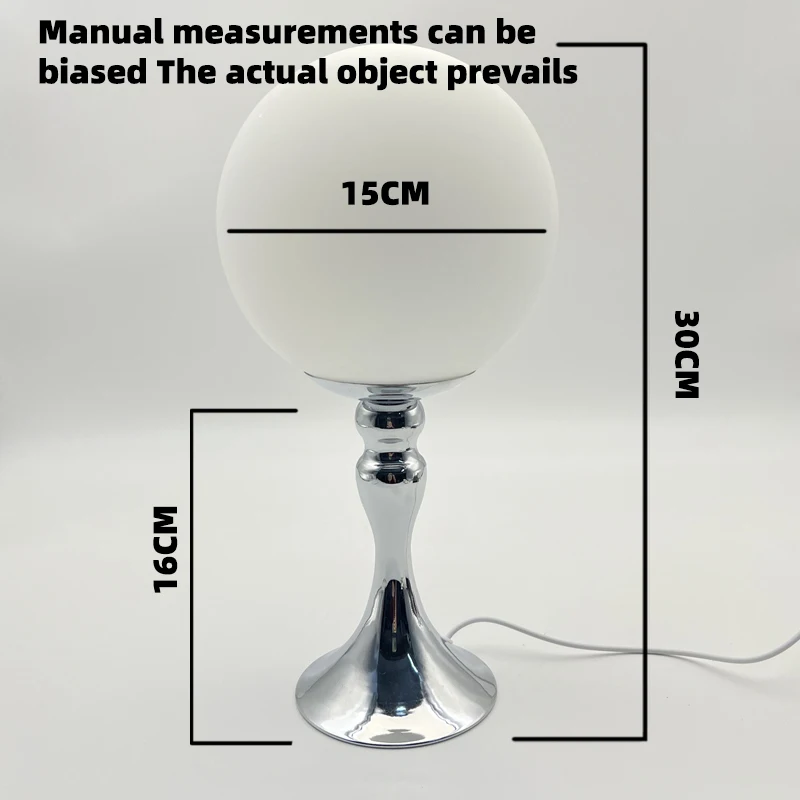 Lámpara de mesa creativa con forma de balón de fútbol, mesita de noche LED, decoración de escritorio para dormitorio de niños, luz nocturna