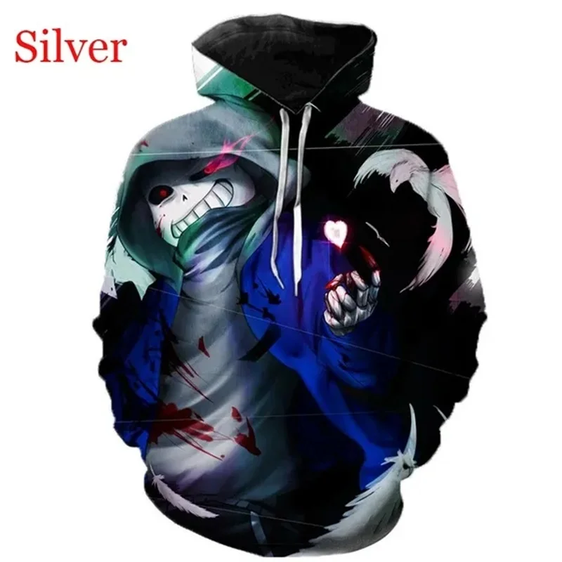 3D Printed Vedio Game Undertale Hoodie For Men Women Fashion Cartoon Pullover Sweatshirts Long Sleeve Casual Hoodie Streetwear