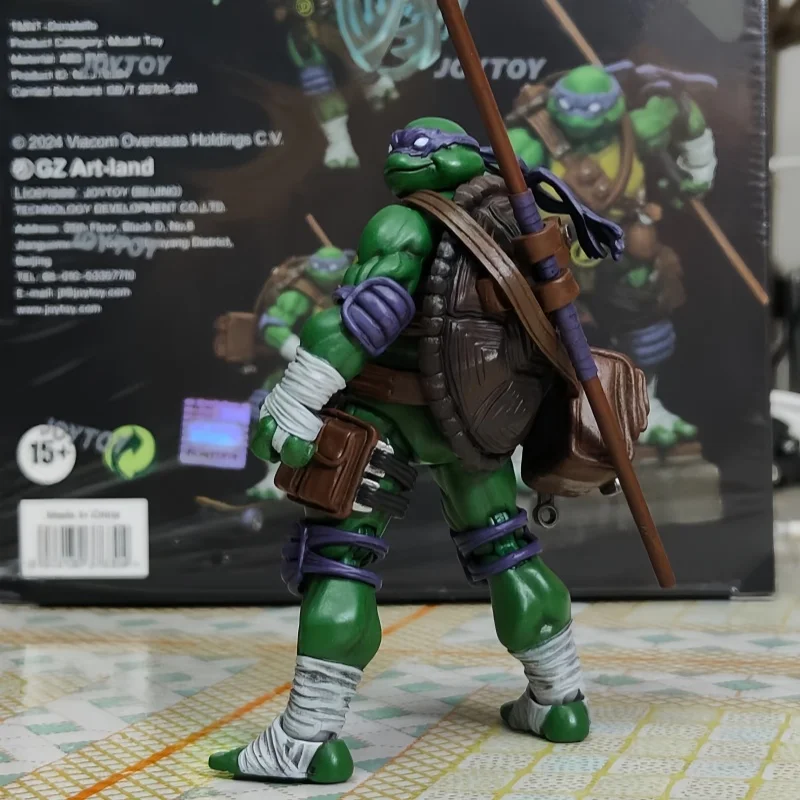 Stock Joytoy Anime Figure Turtles Leo Raphael Action Figures 1/18 Scale Figurine Movable Joint Model Boy Collection Toys Gifts