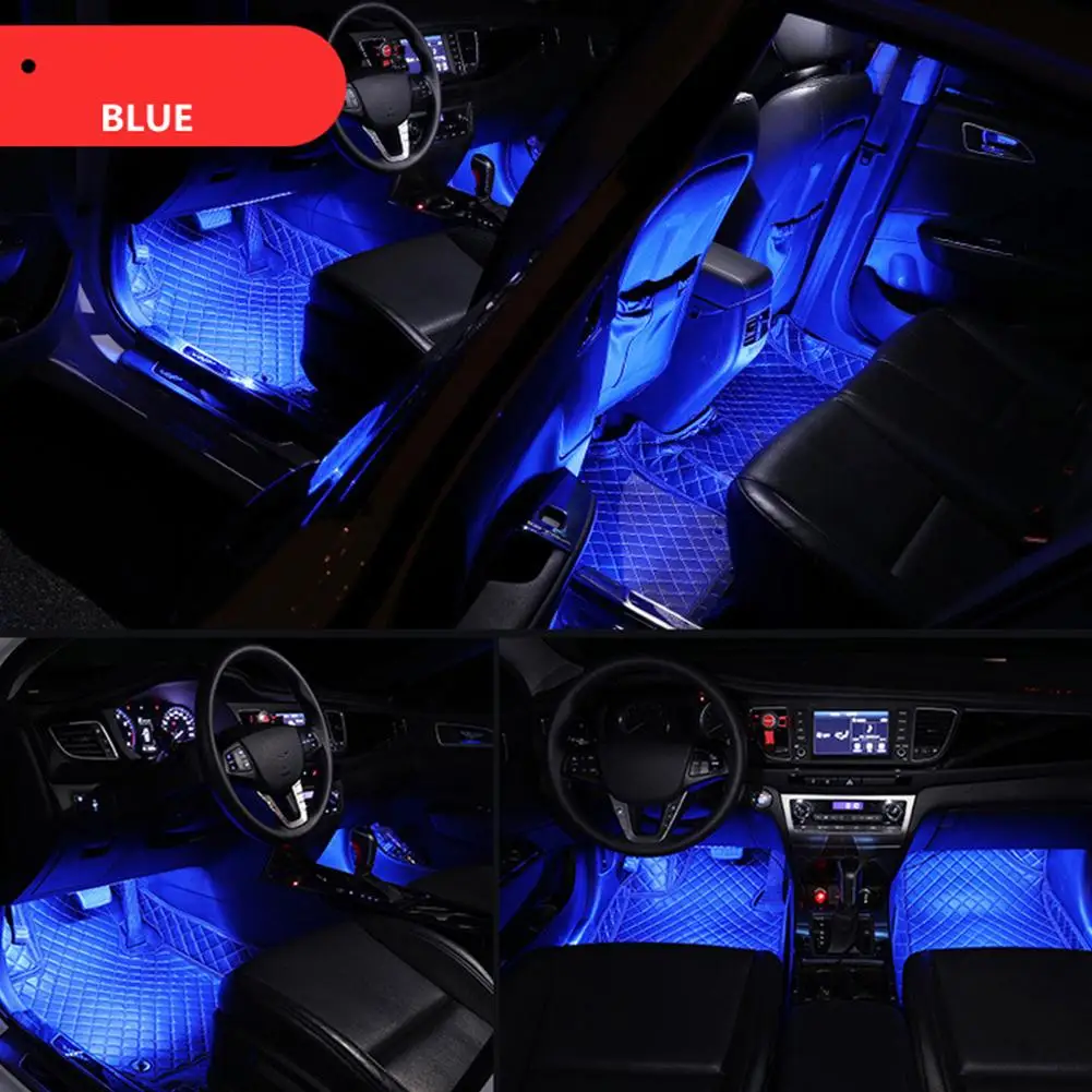 

Car LED Ambient Light Automotive Interior Lights Strip Kit Decoration Foot Vehicle Accessories Atmosphere Lamps Strip Light V0P1