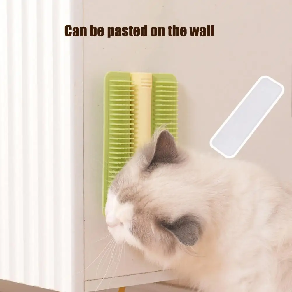 Multi-function Cat Scratching Tool Cat Self Groomer Brush for Indoor Cats Wall Corner Massage Comb for Kittens for Cats